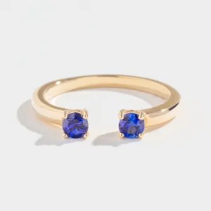 PASSAGE RING | 14K GOLD | TANZANITE
