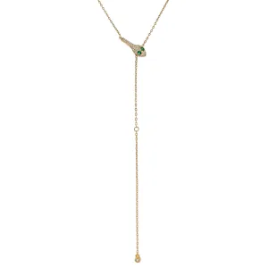 Pavé Snake Lariat