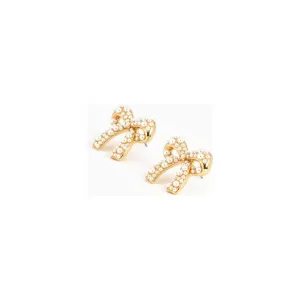 Pearl Bow Earrings