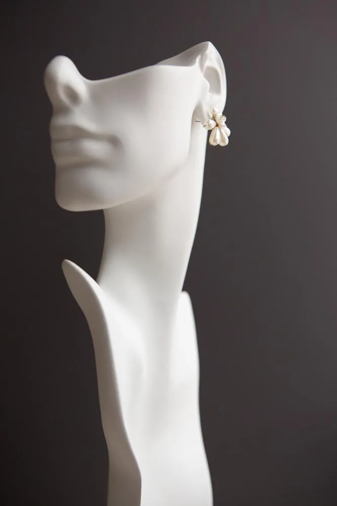 Pearl Flower Earrings