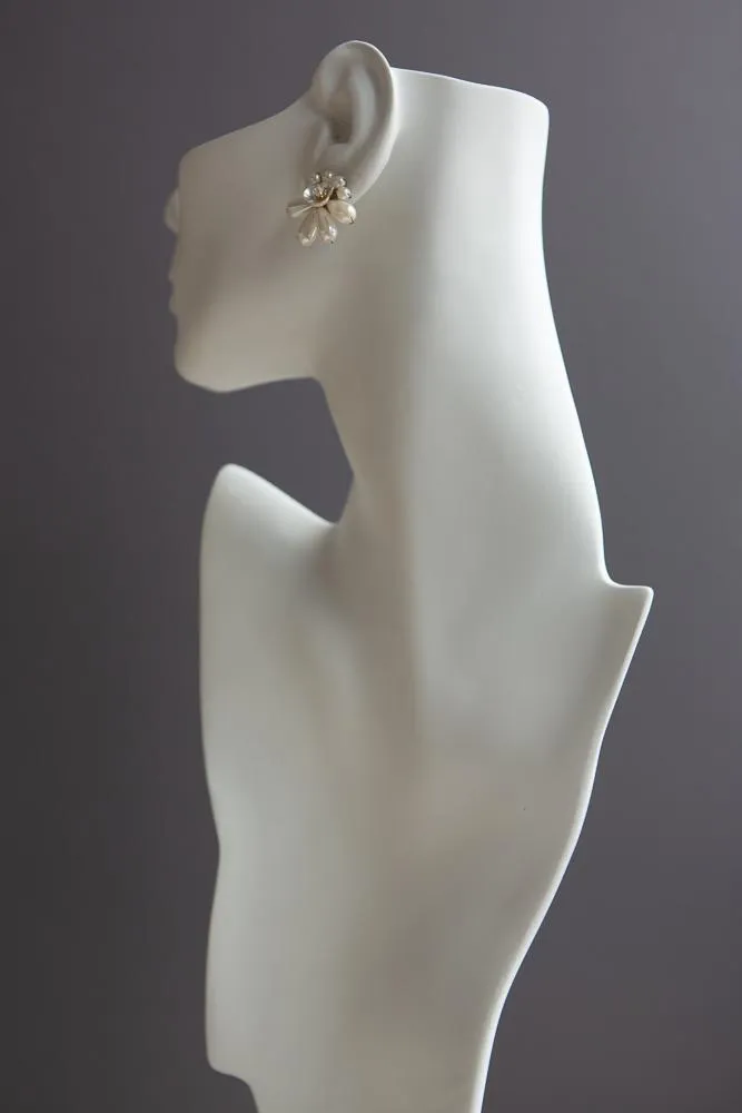 Pearl Flower Earrings