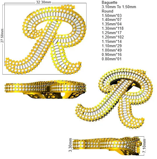 Pendants 9 KT Rose Gold
