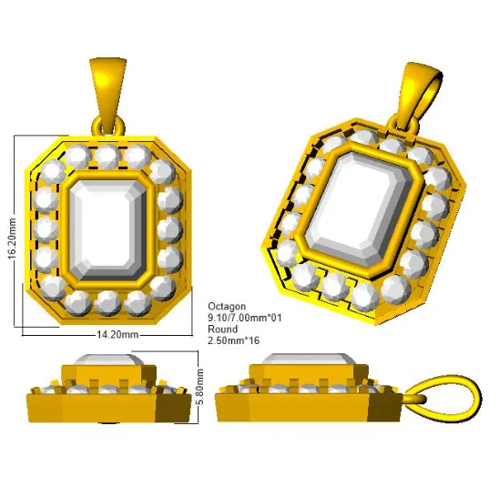 Pendants 9 KT Rose Gold