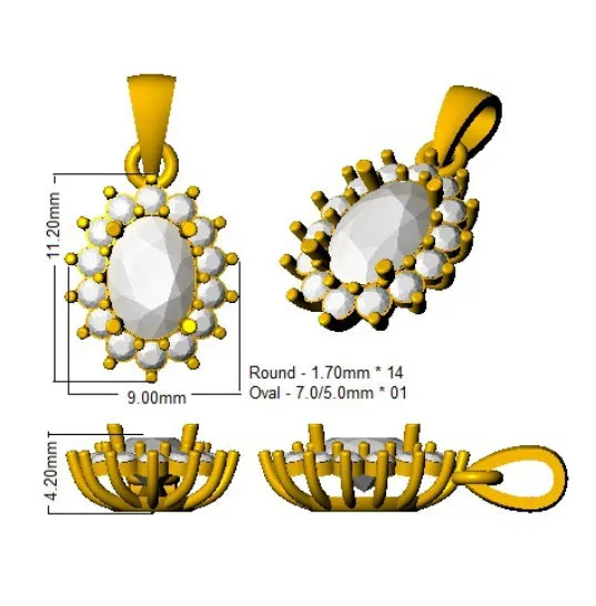 Pendants 950 Platinum