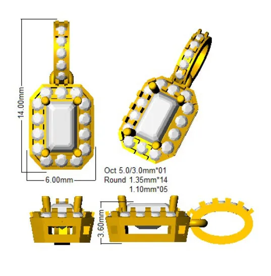 Pendants 950 Platinum