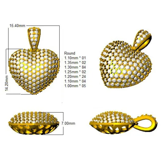 Pendants 950 Platinum