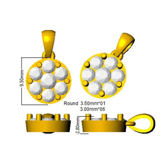 Pendants 950 Platinum