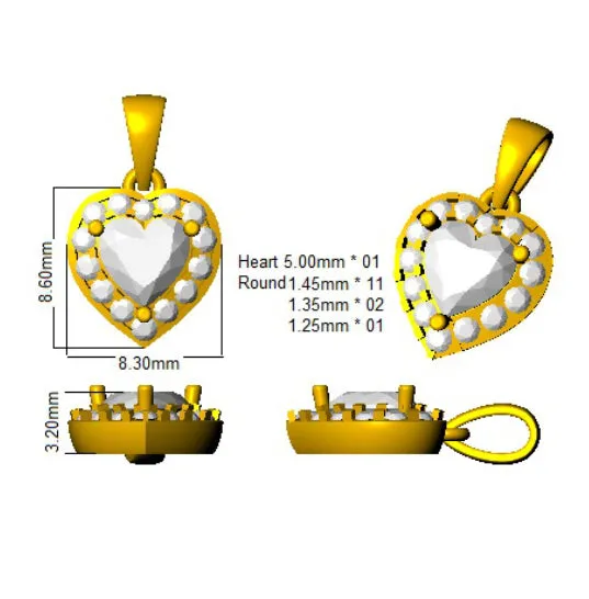 Pendants 950 Platinum