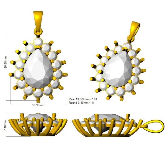Pendants 950 Platinum