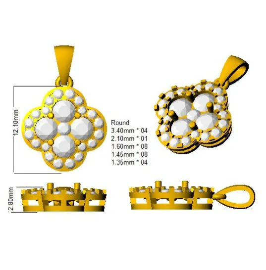 Pendants 950 Platinum