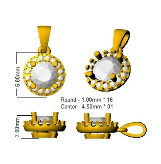 Pendants 950 Platinum