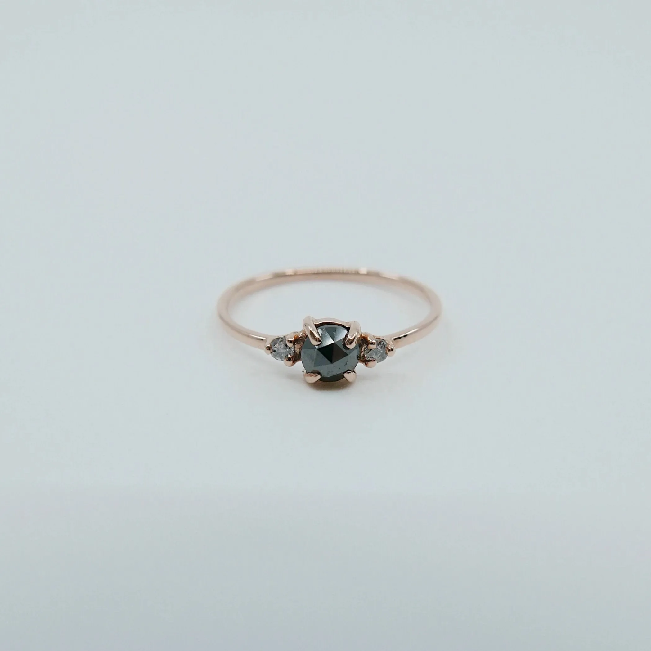 Penny Black Rosecut Diamond Ring