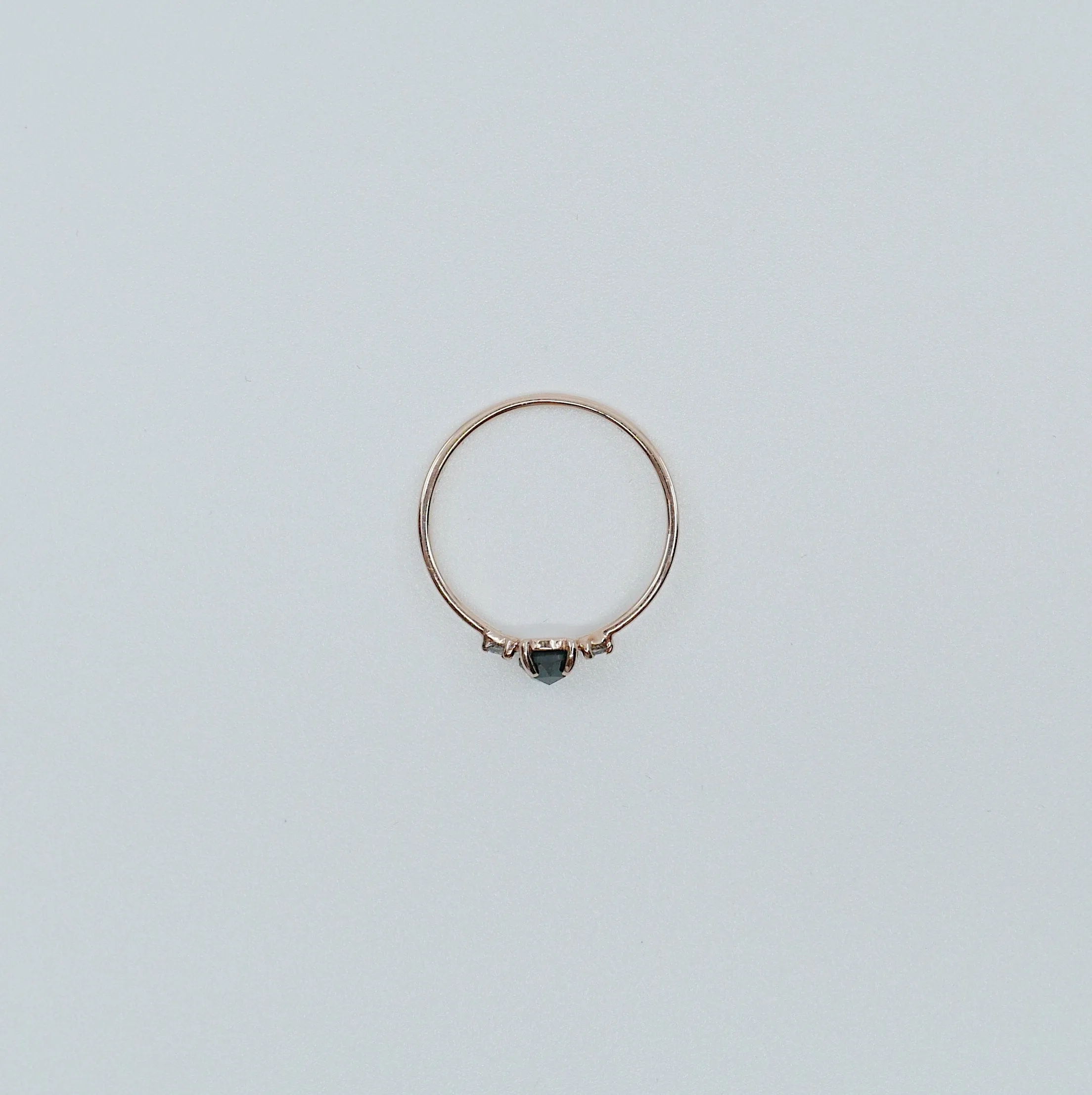 Penny Black Rosecut Diamond Ring