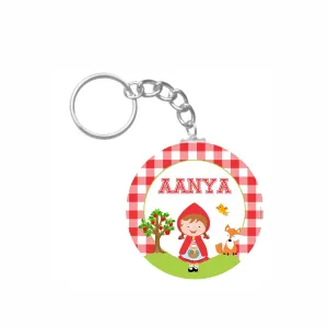 Personalized Little Red Riding Hood Keychain