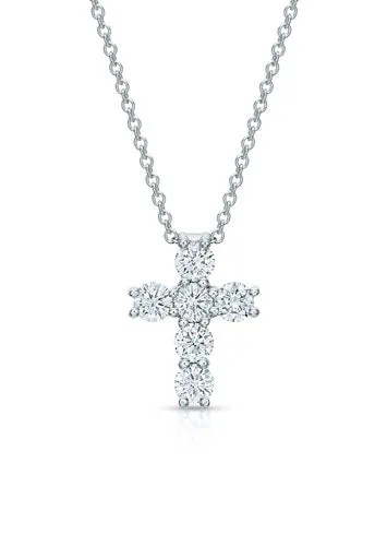 Petite Diamond Cross Pendant