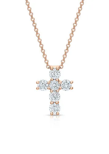Petite Diamond Cross Pendant