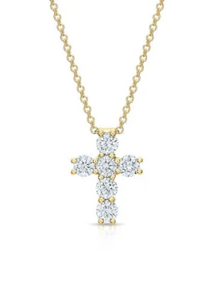 Petite Diamond Cross Pendant