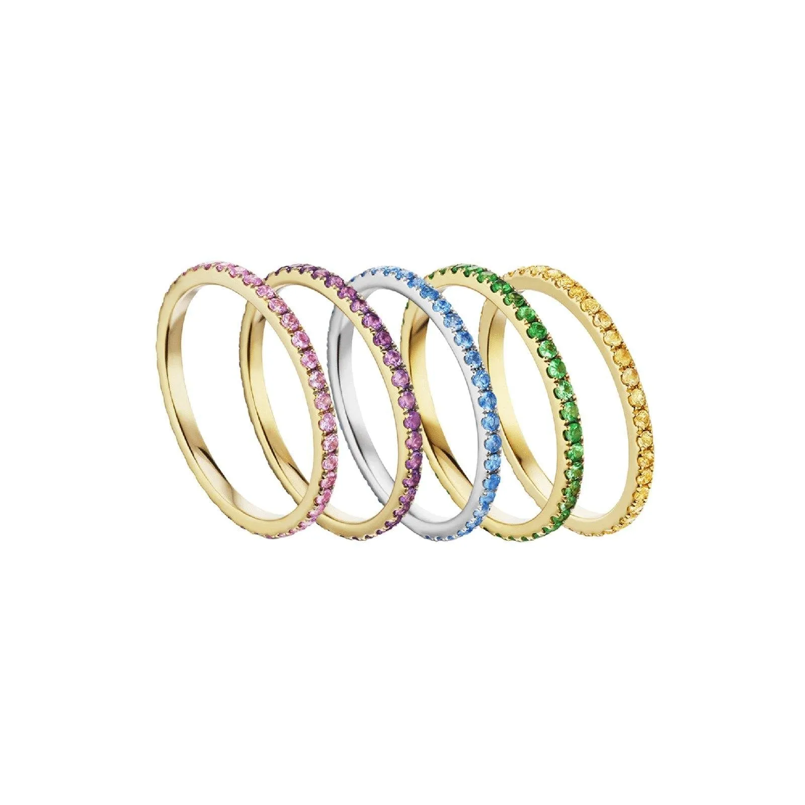 Petite Eternity Band in Purple Sapphire