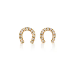 Petite Horseshoe Studs