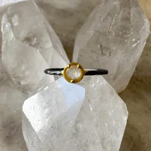Petite Moonstone Stacking Ring