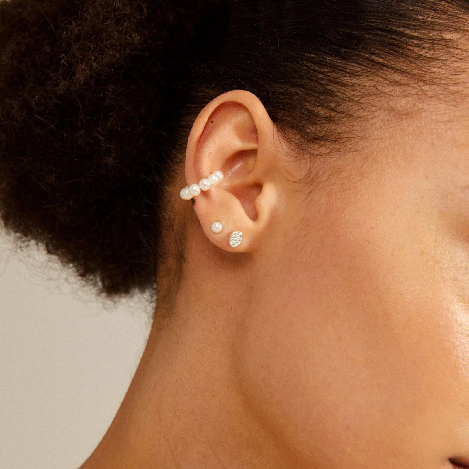 Pilgrim Beat Silver Earrings & Cuff