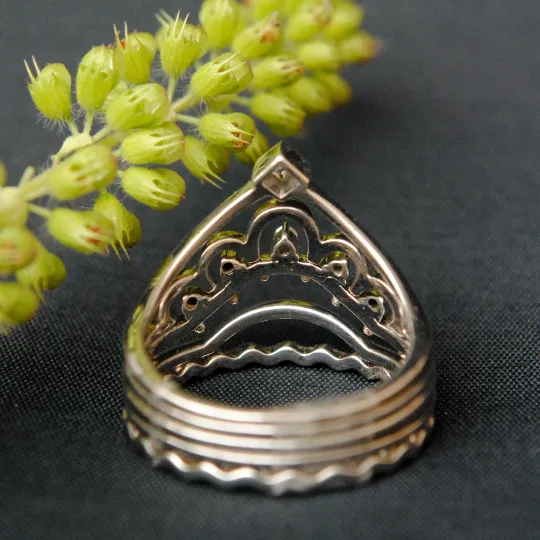 Place of Love 5 Stacking Rings with Venice Engagement Wedding Location Souvenier
