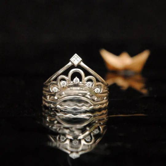 Place of Love 5 Stacking Rings with Venice Engagement Wedding Location Souvenier