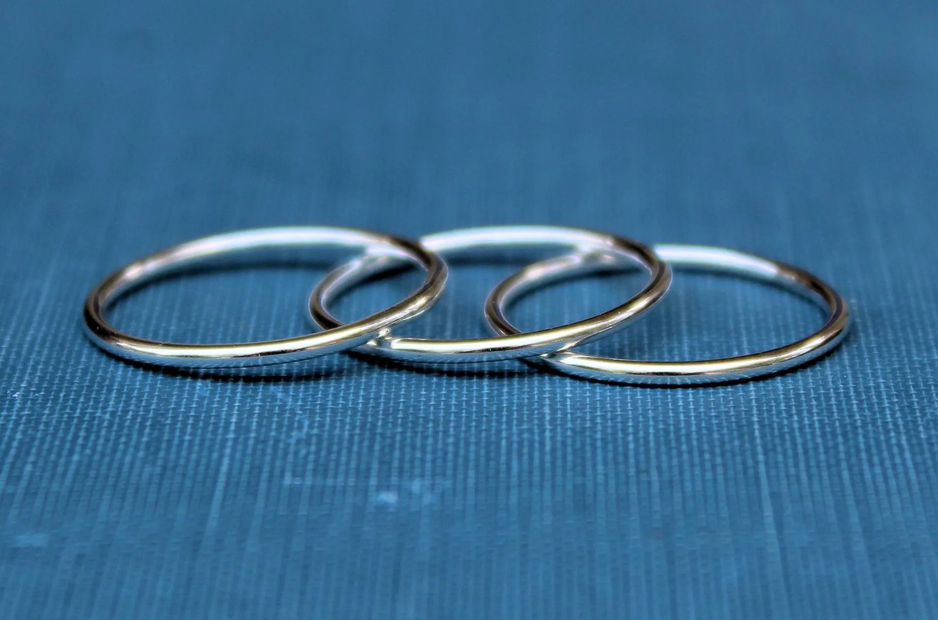 Plain Stacking Ring Sterling Silver or Gold-Filled