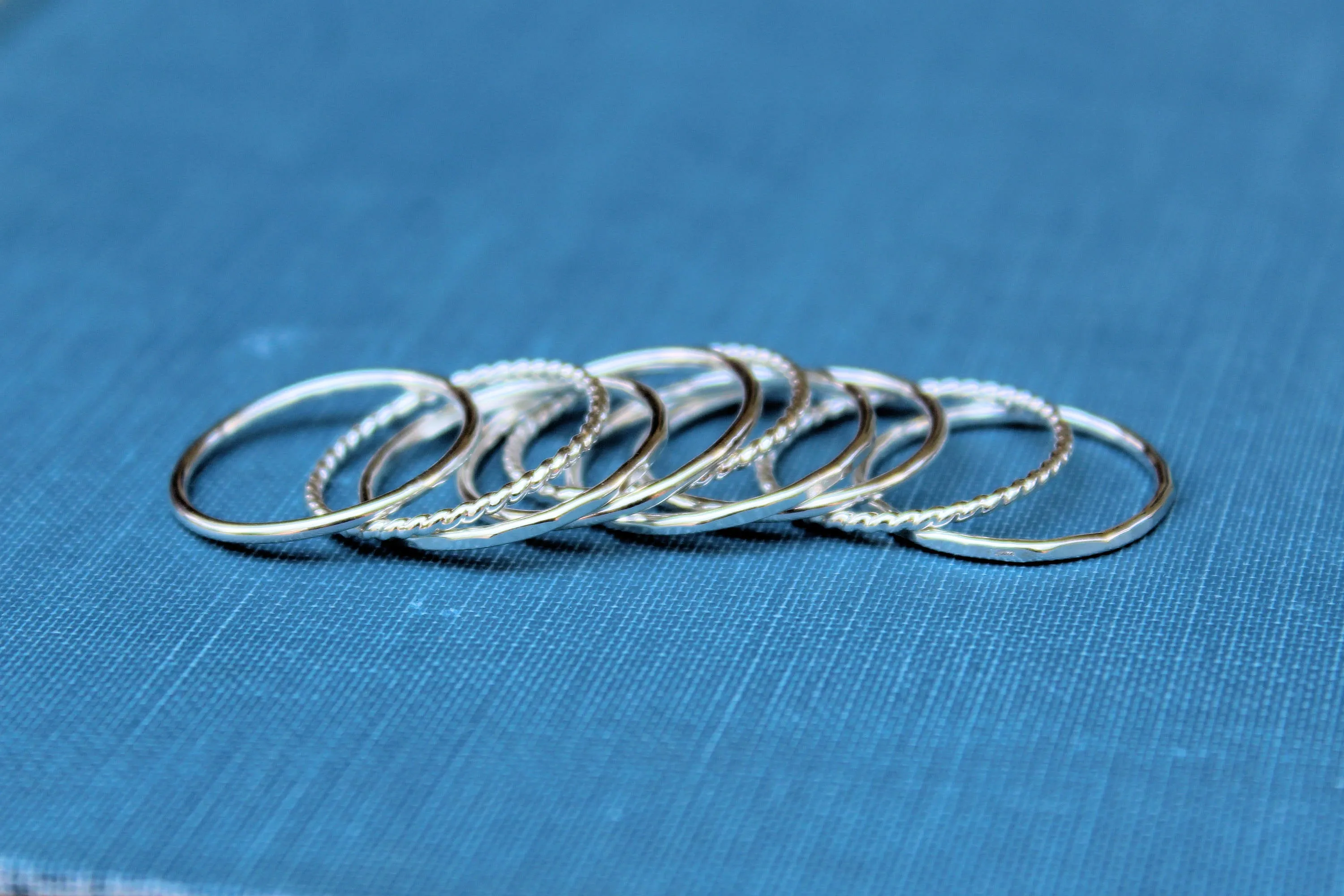 Plain Stacking Ring Sterling Silver or Gold-Filled