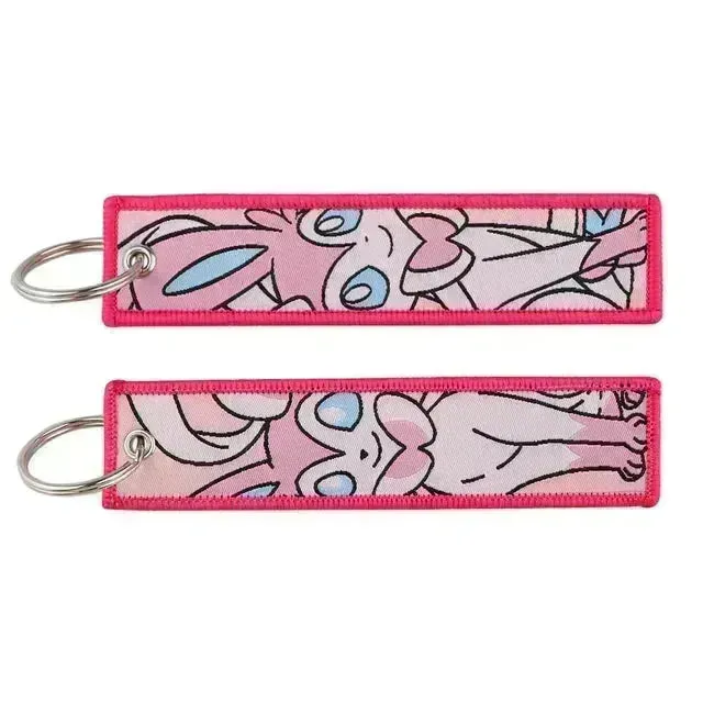 Pokémon Embroidered Tag Keychain