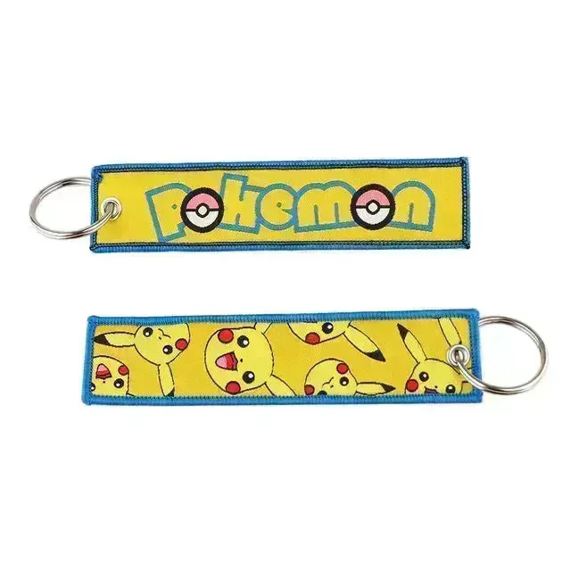 Pokémon Embroidered Tag Keychain