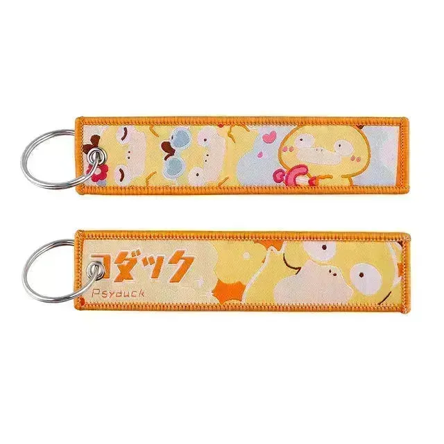 Pokémon Embroidered Tag Keychain
