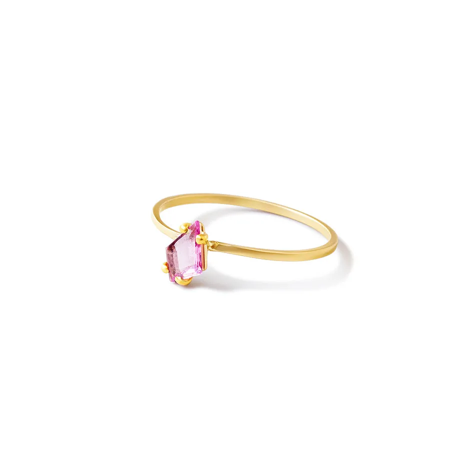 portrait-cut spinel stacking rings