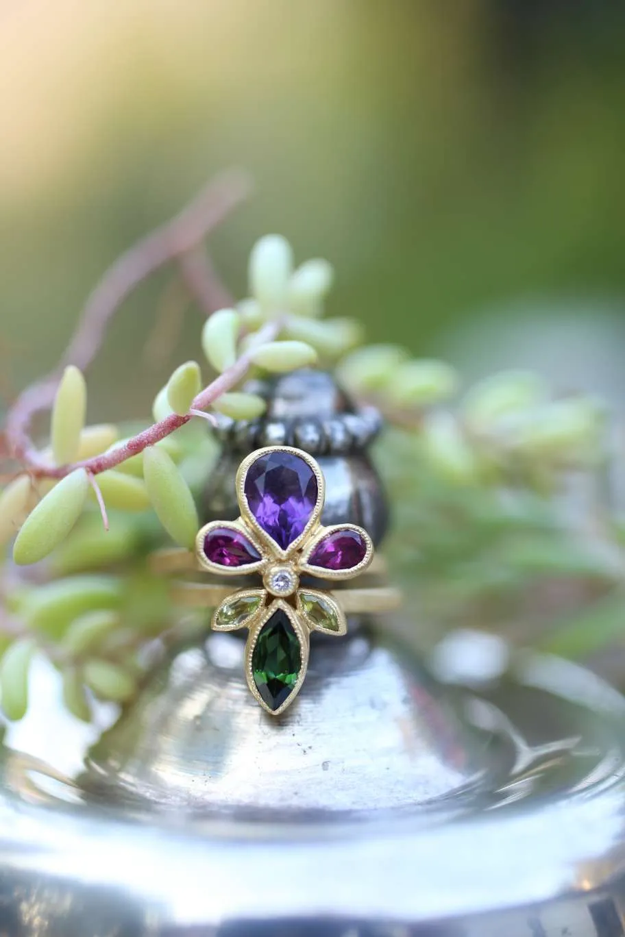 Posy Marquise Stacking Rings