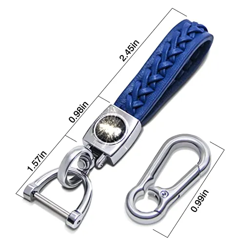 Preferred car products For BMW key fob cover. Advanced soft TPU key box is compatible with X1 X3 X4 X5 X6 1 2 4 5 6 7 M3 M5 M6 GT3 GT5 G30 F10 F15 F16 F20 key (Type A Blue Key Case   key chain set)