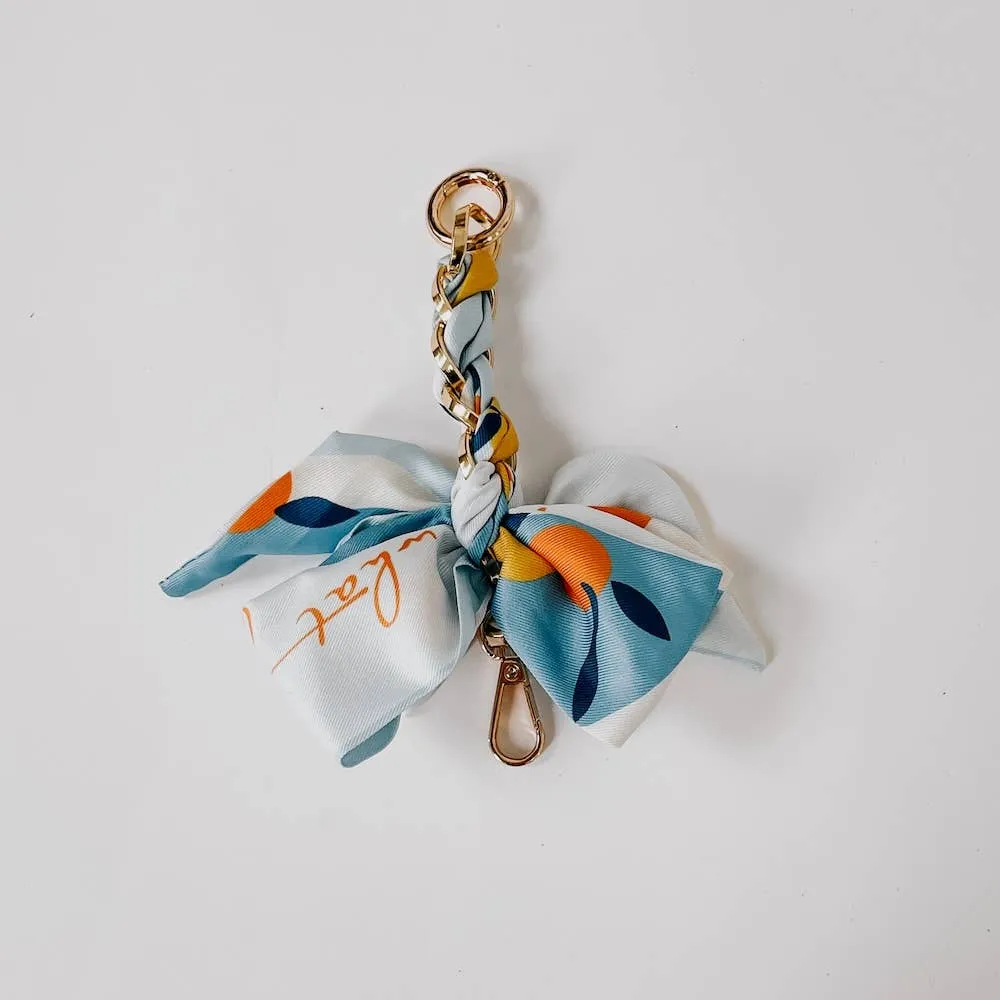 Pretty Simple Satin Bow Bag Charm