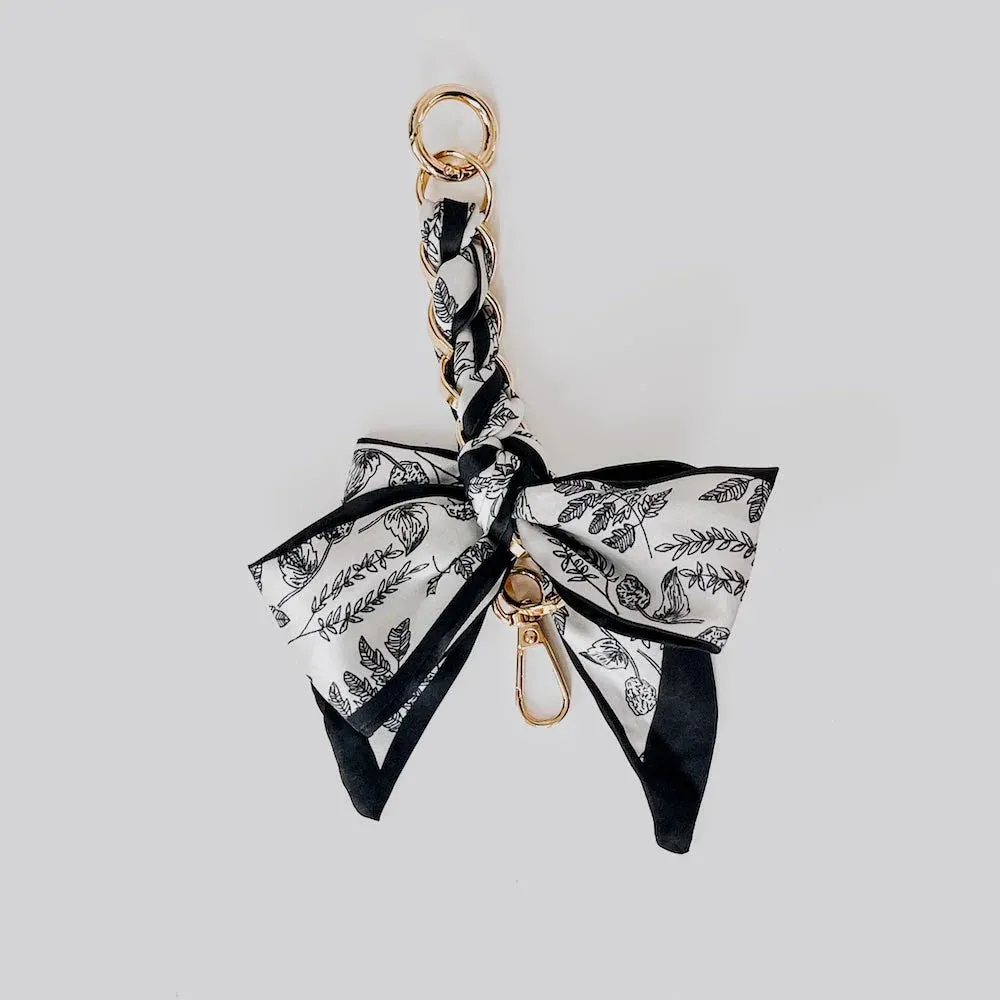 Pretty Simple Satin Bow Bag Charm