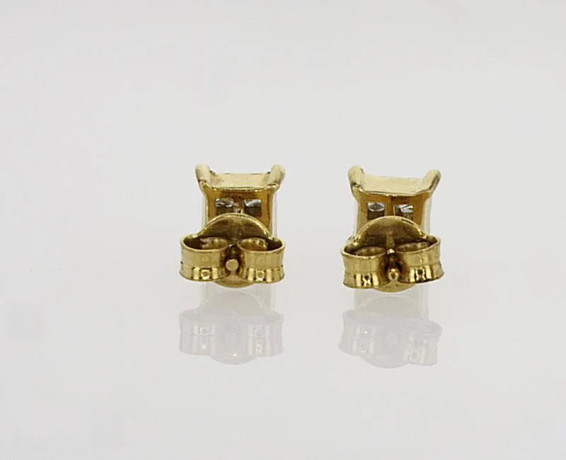 Princess Unisex Diamond Earrings