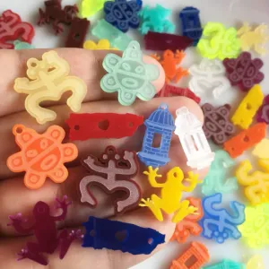 Puerto Rico Acrylic Charms / 10 Pieces, 20mm