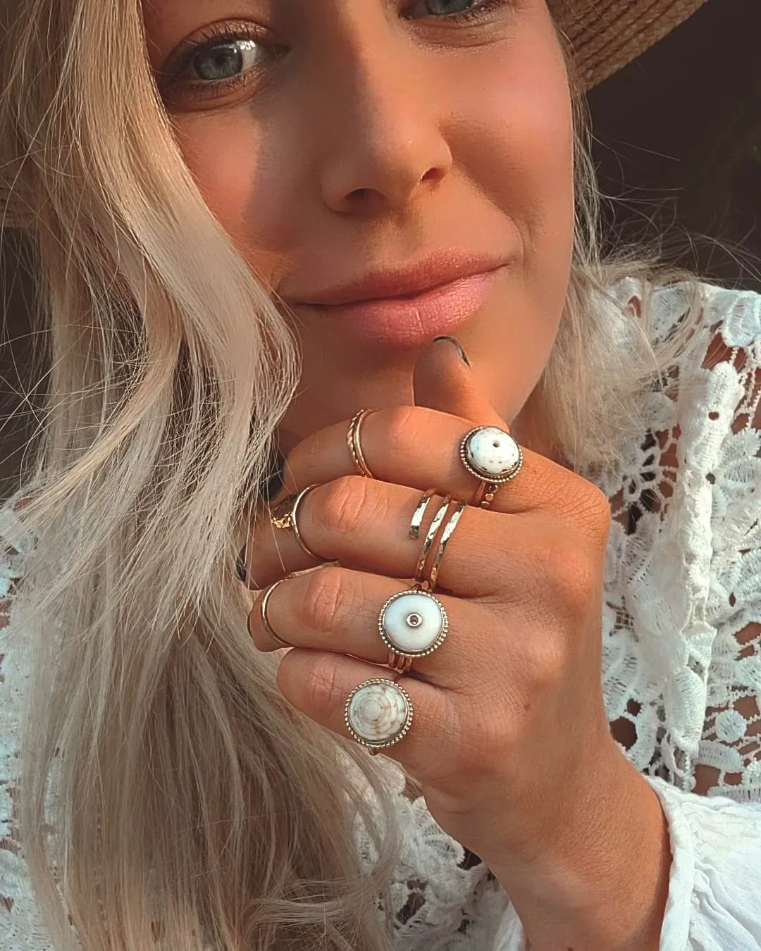 Puka Pimpin Textile Cone Ring