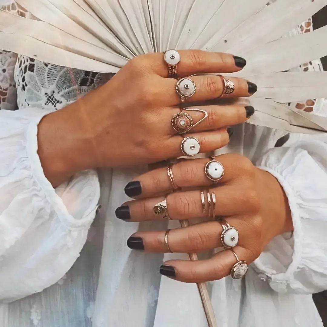 Puka Pimpin Textile Cone Ring
