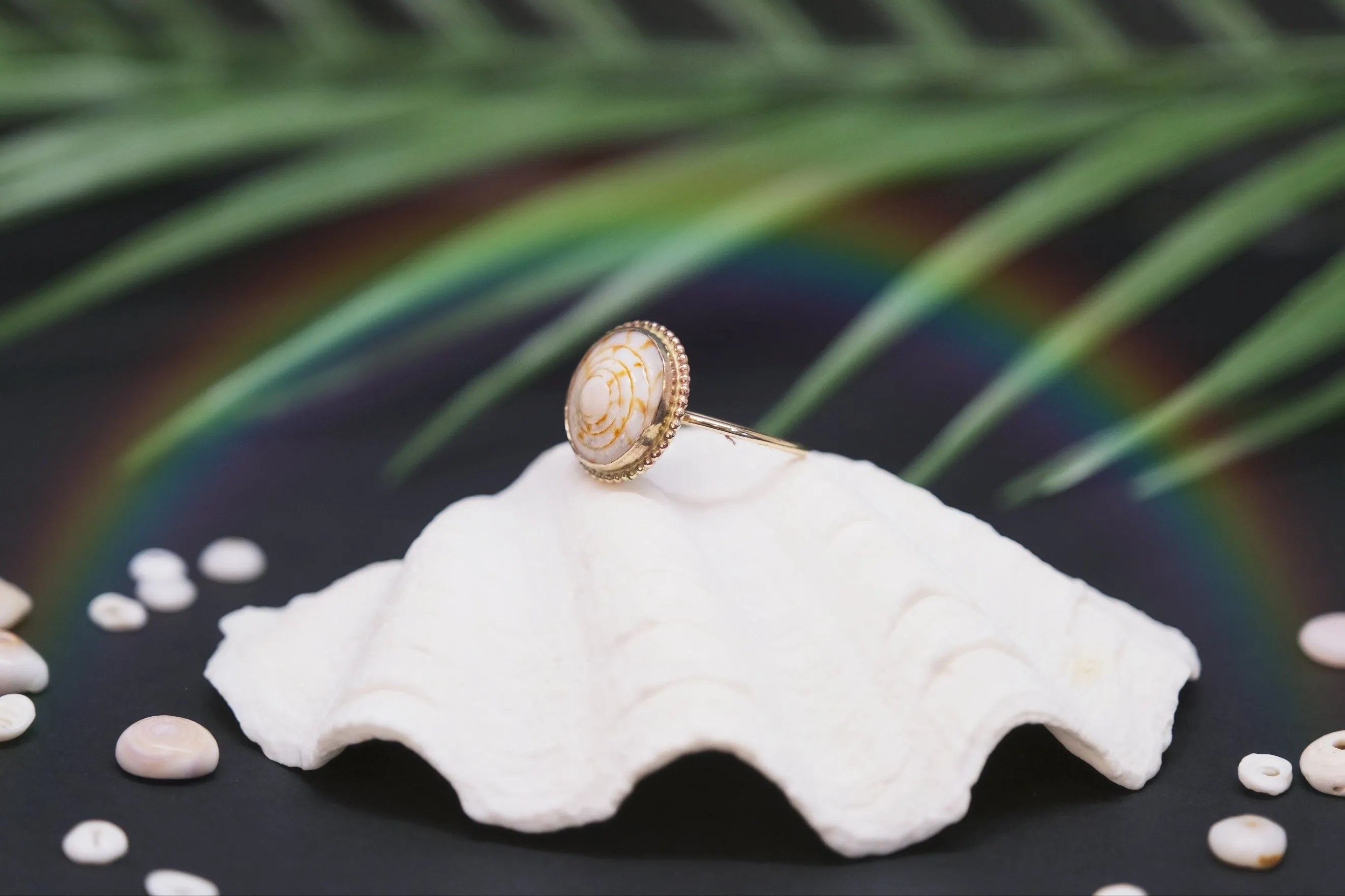 Puka Pimpin Textile Cone Ring