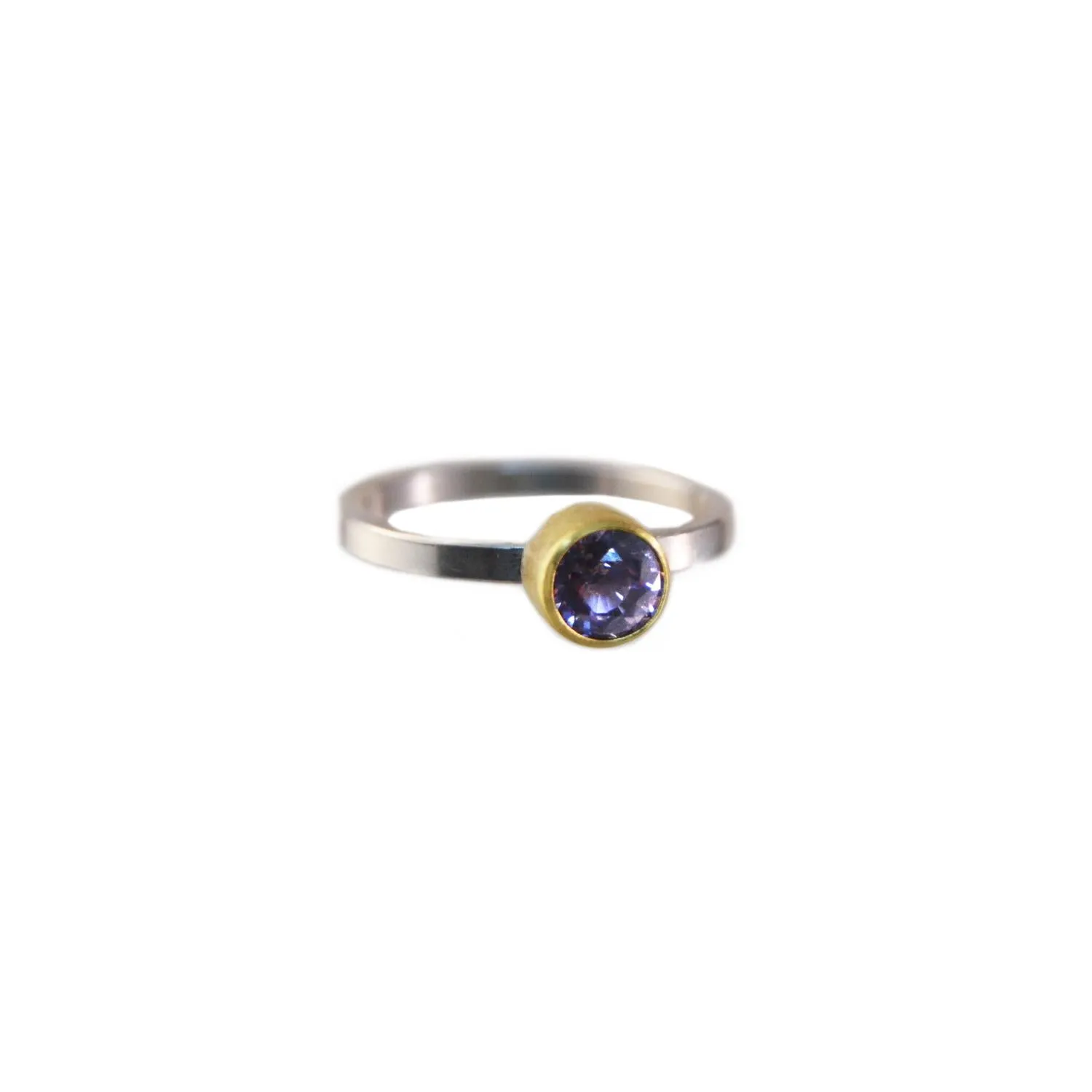 Purple Spinel Stacking Ring