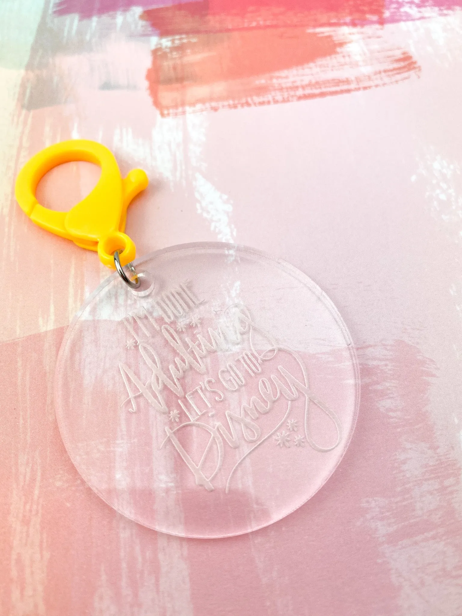 "I'm done adulting, let's go to Disney" Keychain
