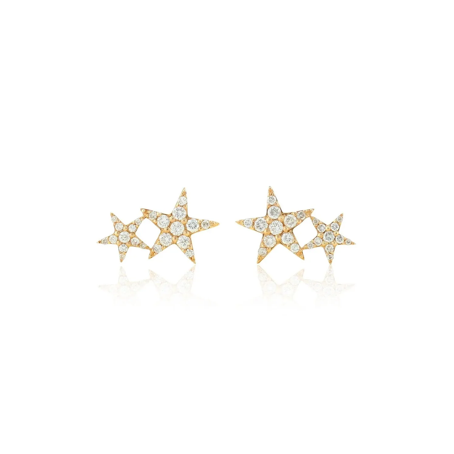 Rachel Reid Double Star Earrings