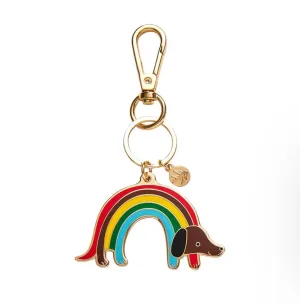 Rainbow Ruff Key Ring