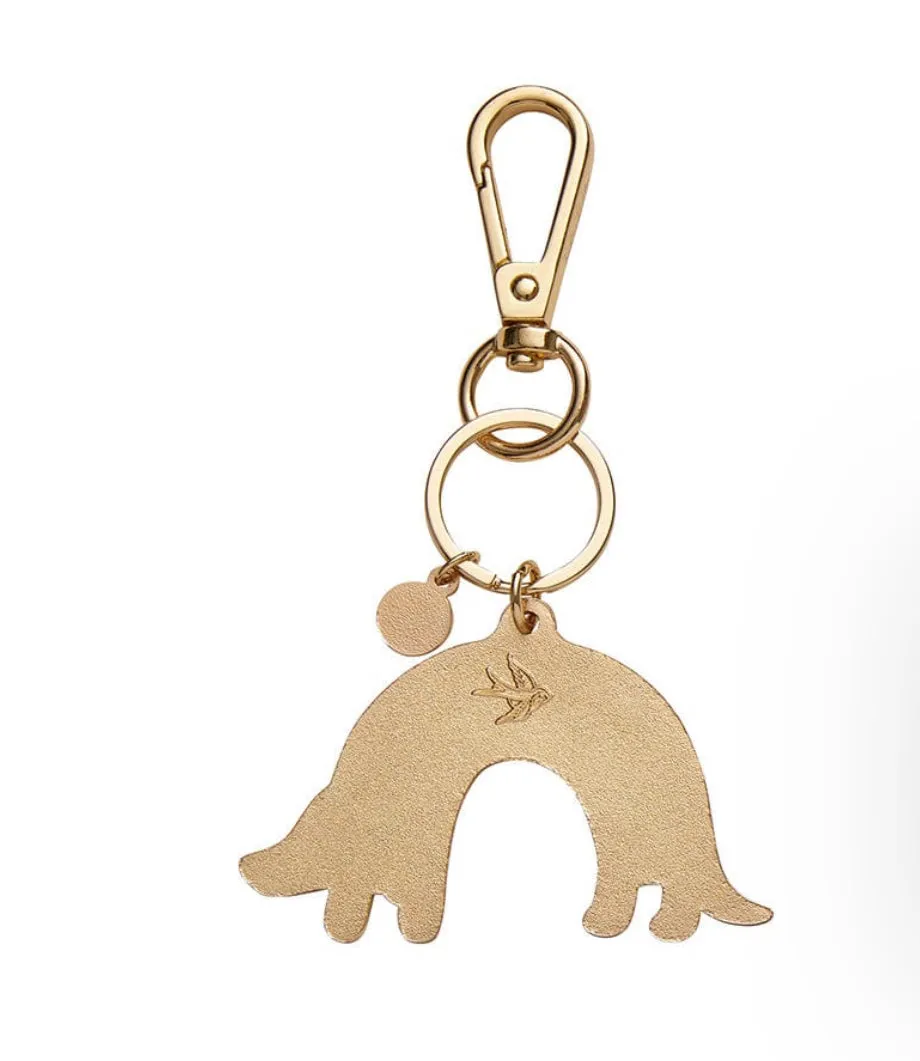 Rainbow Ruff Key Ring