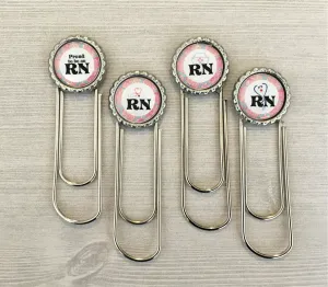 Registered Nurse Planner Clips, Set of 4