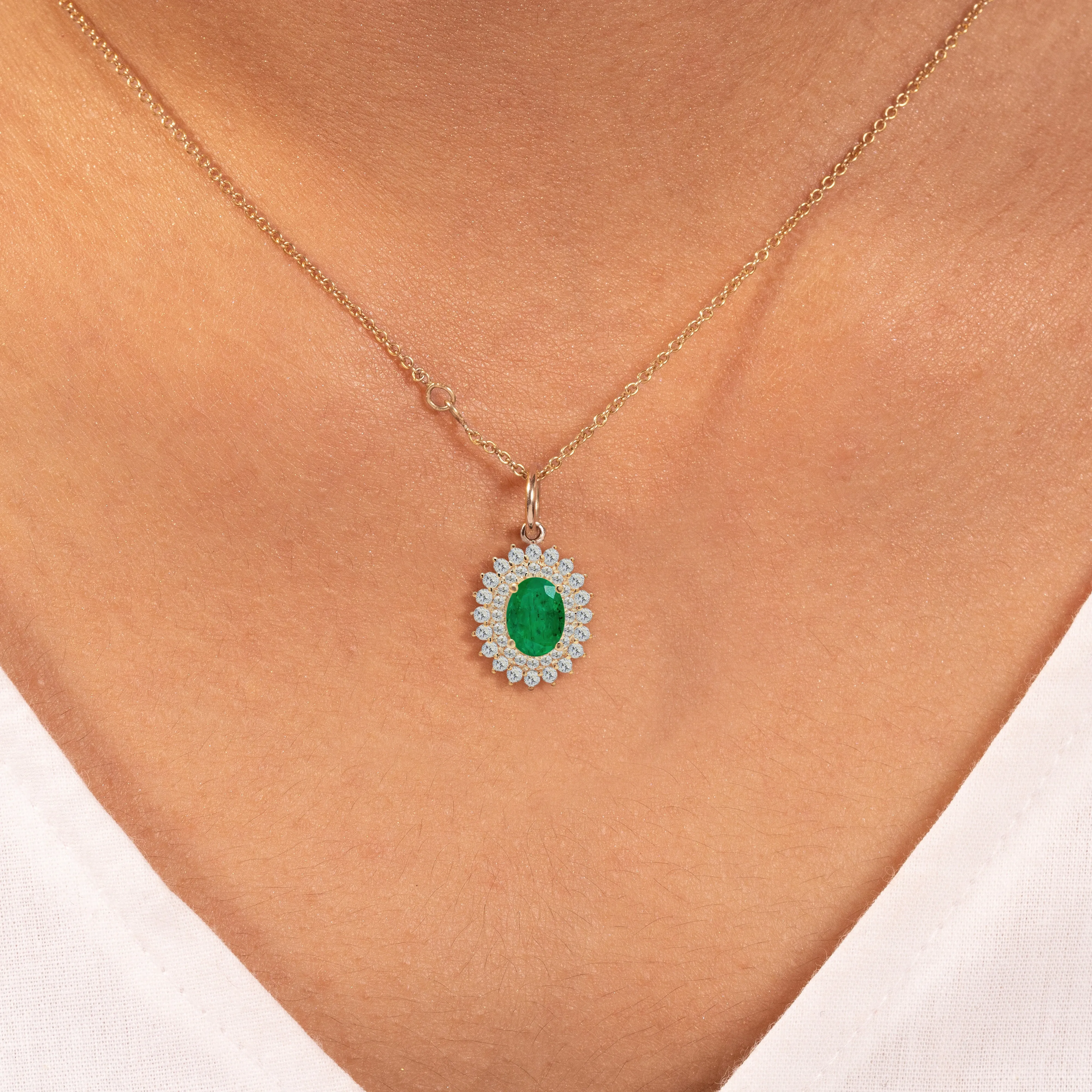 Relish Green Emerald Pendant