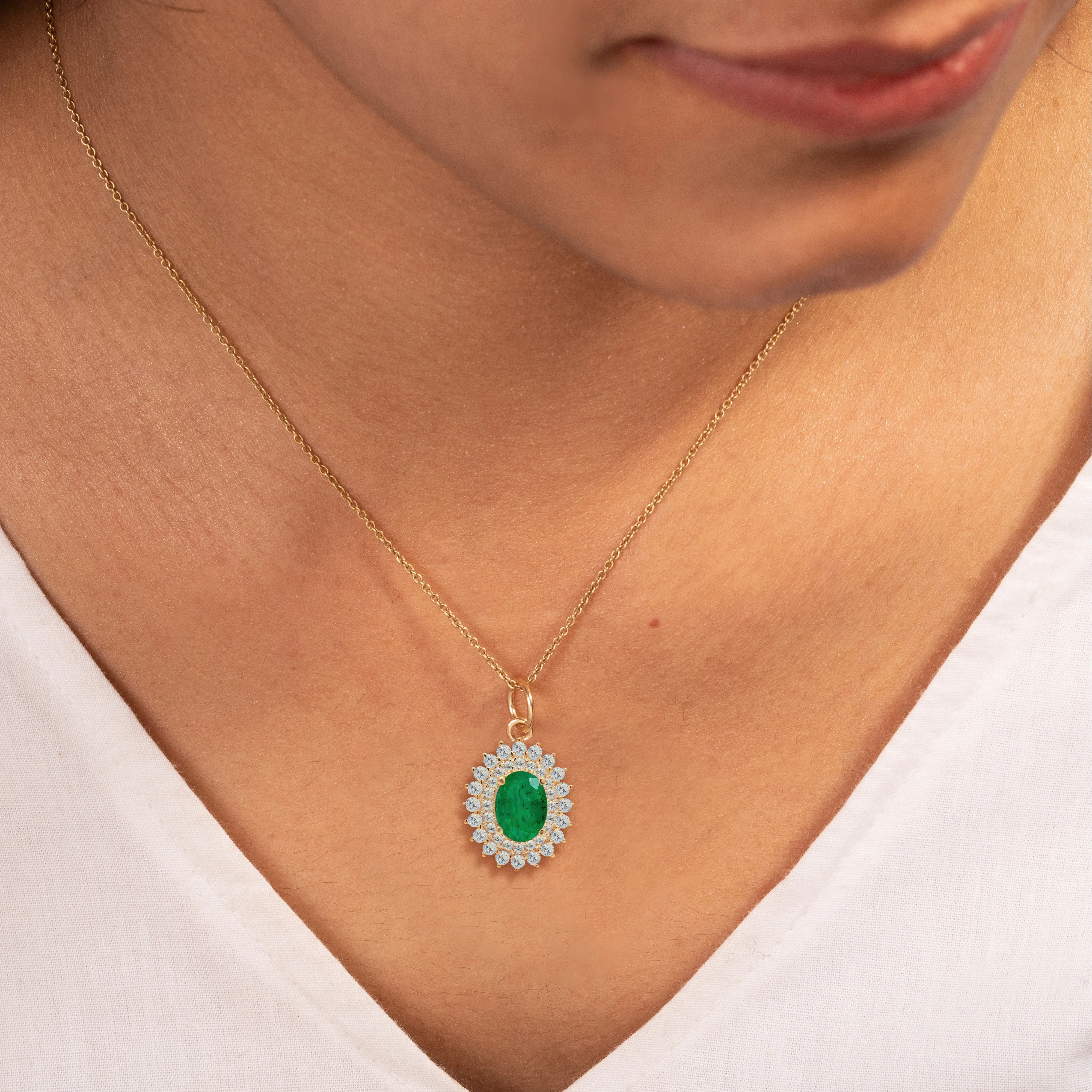 Relish Green Emerald Pendant